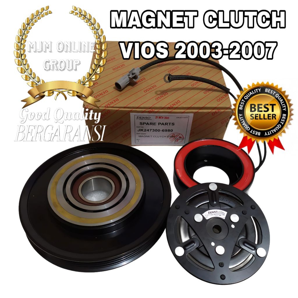 Magnet Clutch Puli Kompresor Ac Vios Gen 1 2003-2007