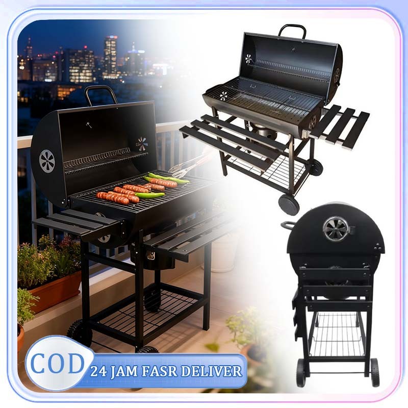 Panggangan Bbq Arang Bbq Grill Outdoor Panggangan Barbeque Panggangan Lipat