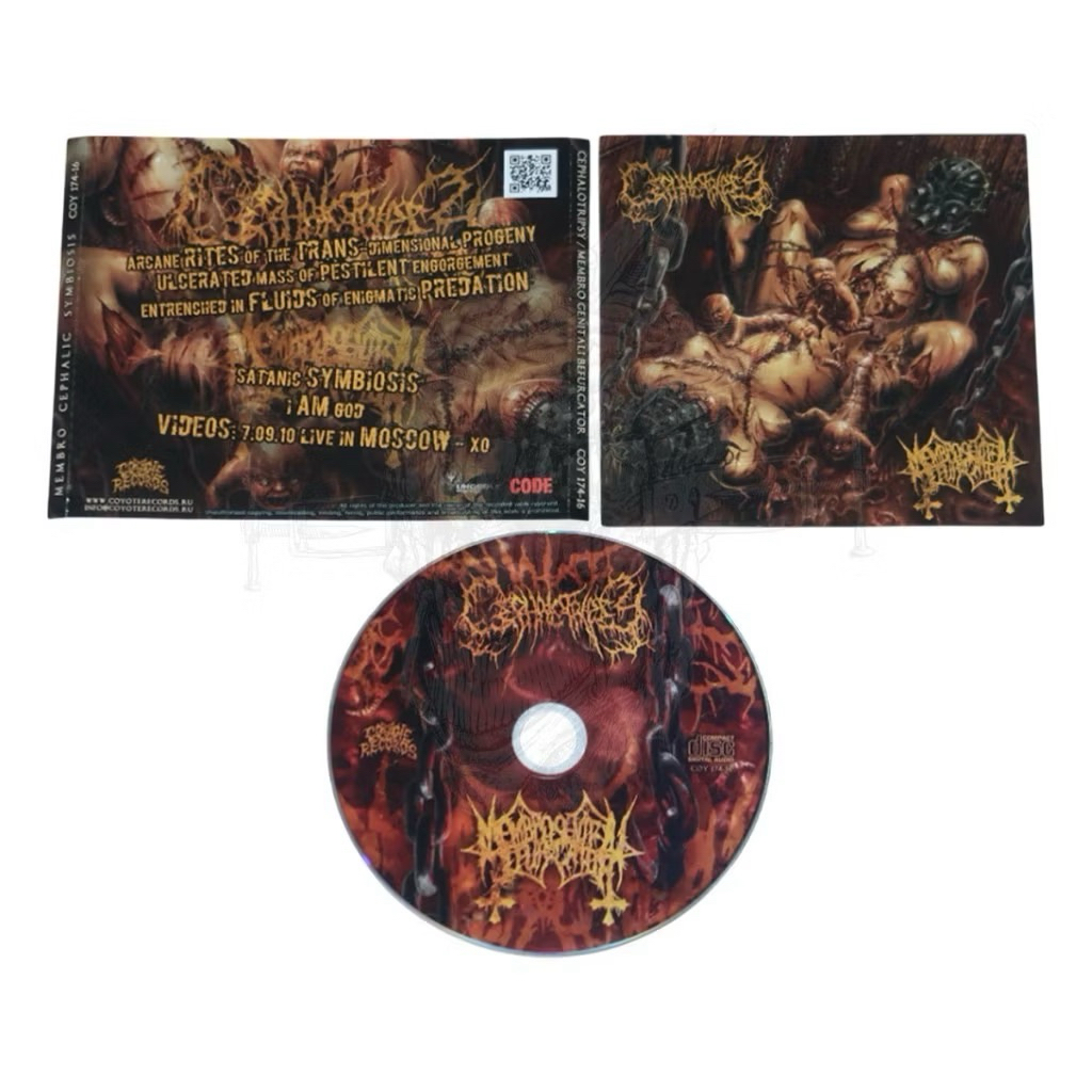 CEPHALOTRIPSY / MEMBRO GENITALI BEFURCATOR membro cephalic symbiosis - CD IMPORT ORIGINAL RELEASED b
