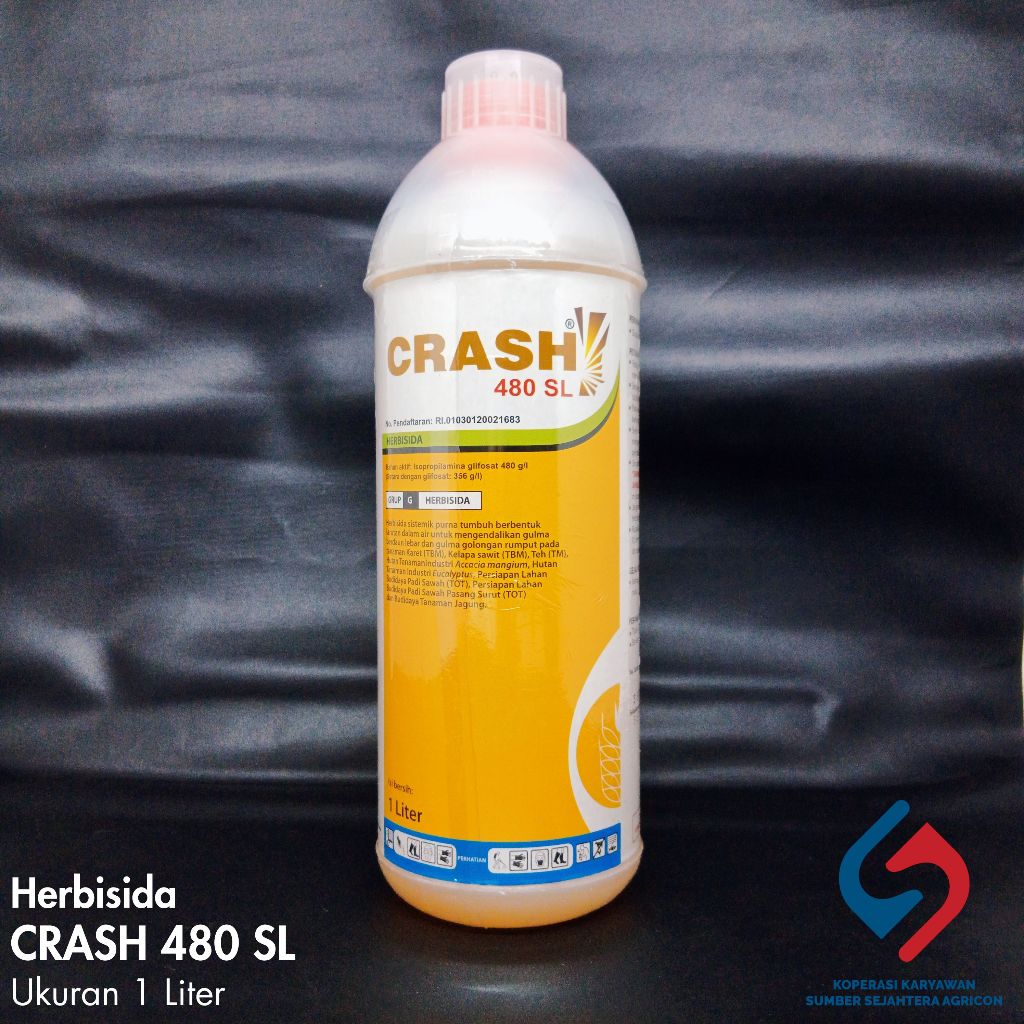 CRASH 480 SL 1 liter Herbisida Pembasmi Rumput dan Gulma