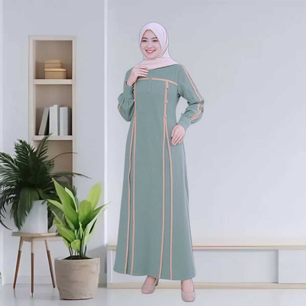 Dress kondangan wanita kekinian simple mewah dan elegan terbaru 2025
