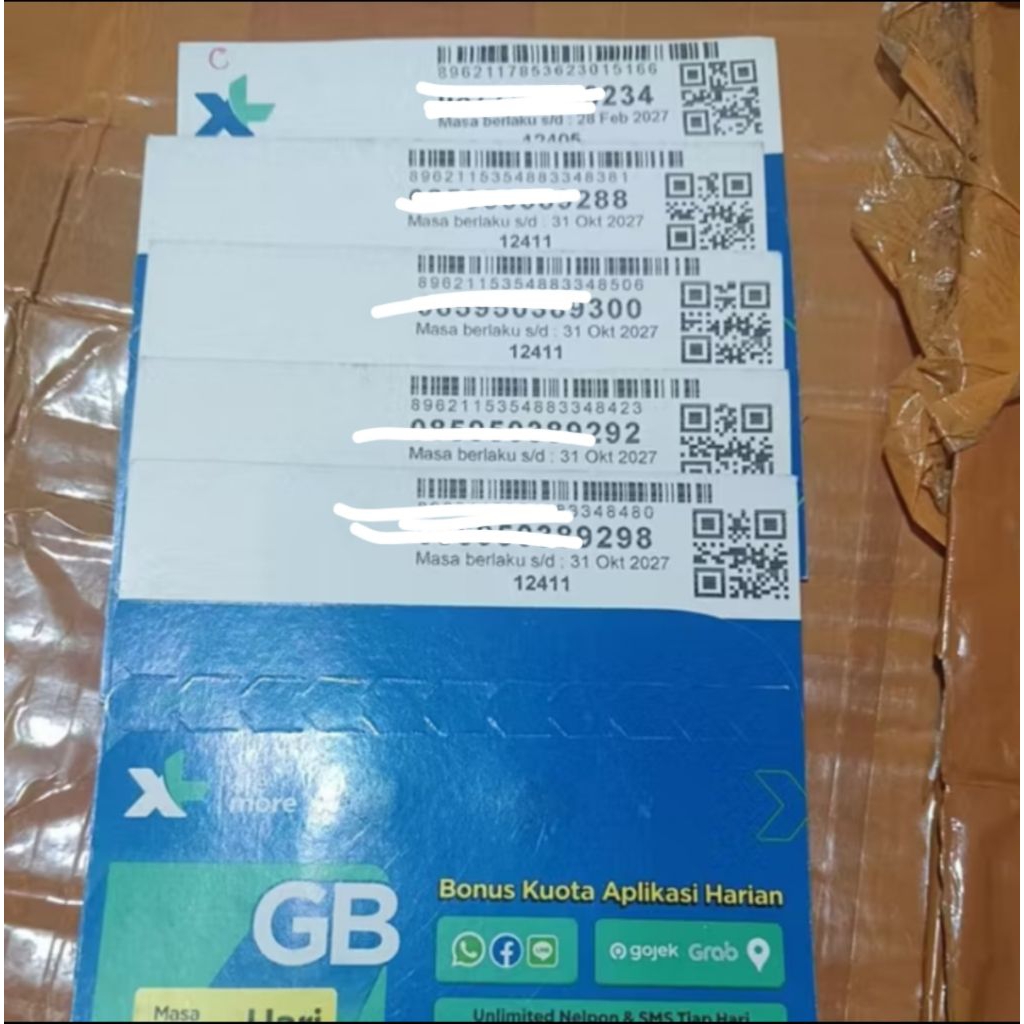 KARTU PERDANA XL KOSONGAN