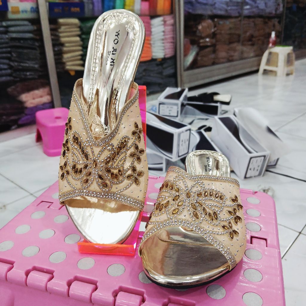 Sendal Pesta Sendal Wanita Mewah Sendal Cocok Untuk Kondangan