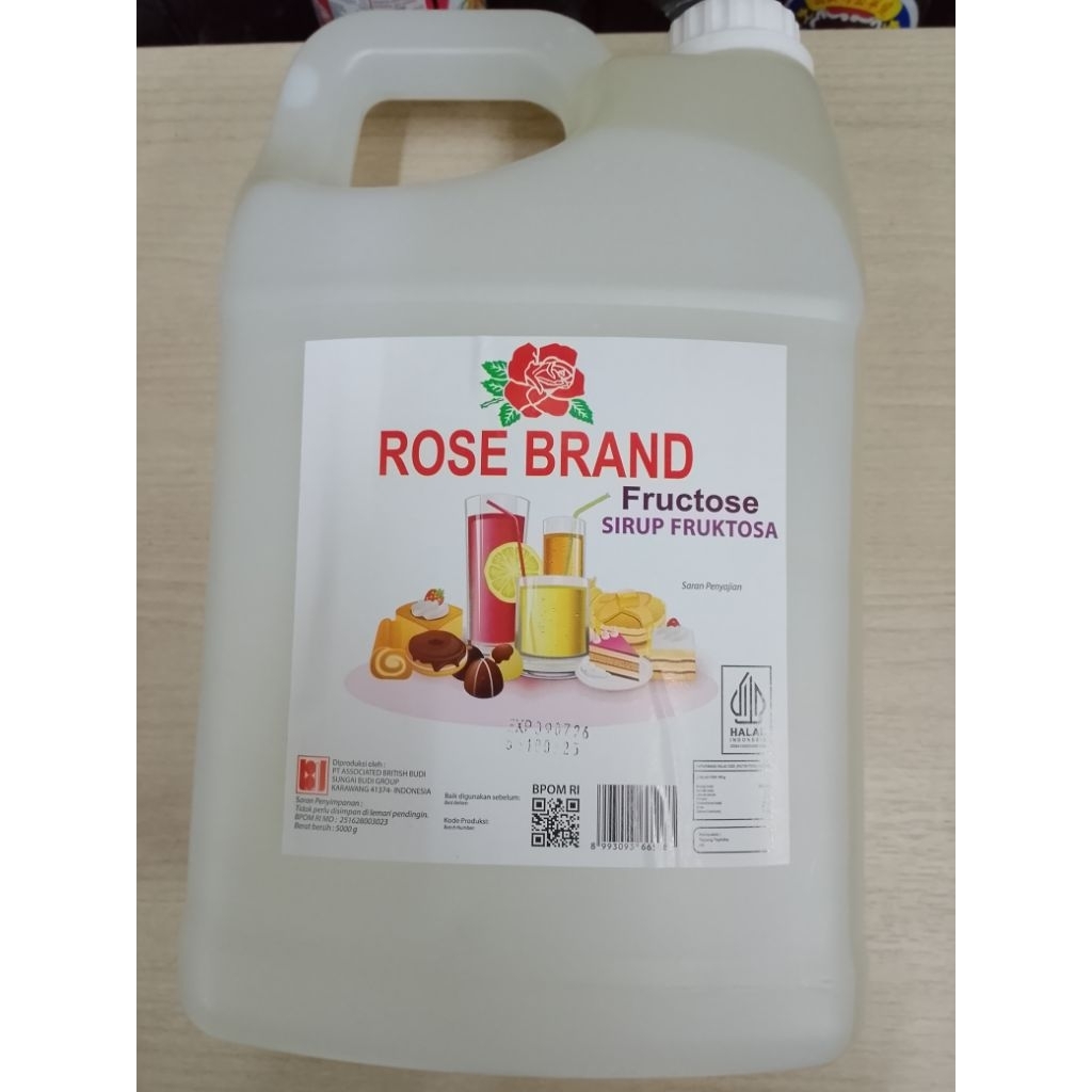 GULA CARI ROSE BRAND 5KG / ROSE BRAND GULA CAIR JERIGEN KECIL 5KG / ROSE BRAND GULA CAIR