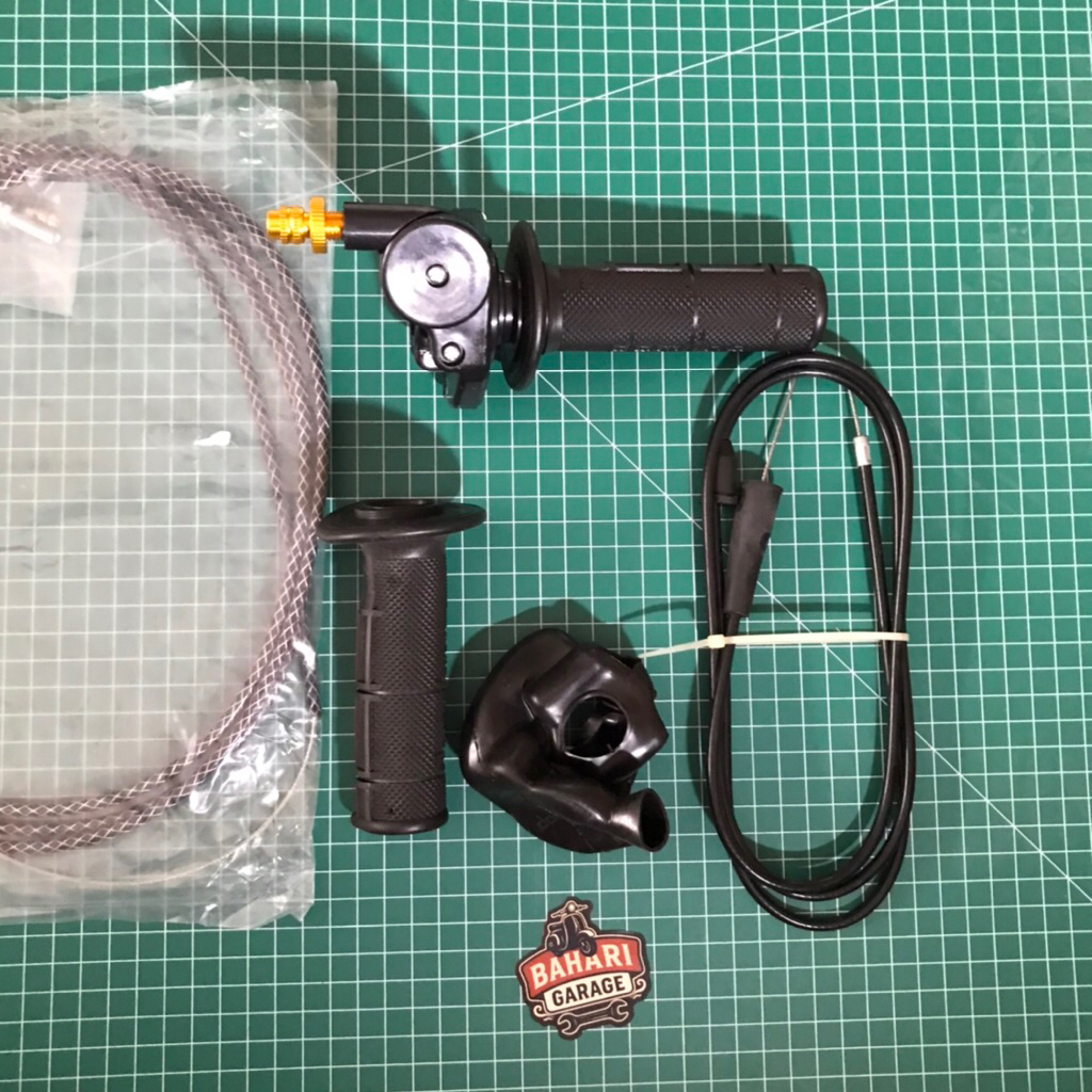 Kabel Gas Spontan Vespa Fullset Kabel Kawat Panjang 3 Meter