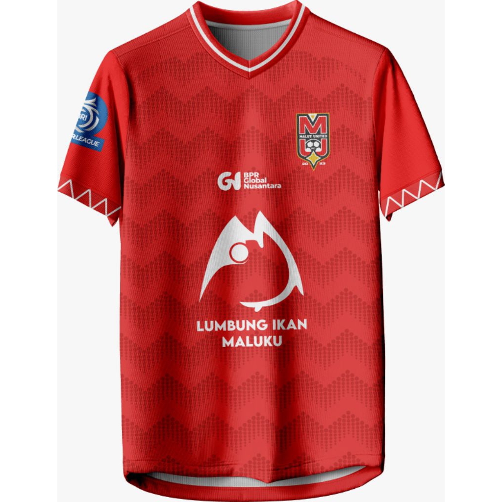 JERSEY HOME MALUT UNITED 2025-2026/Jersey malut merah/free Nick name/