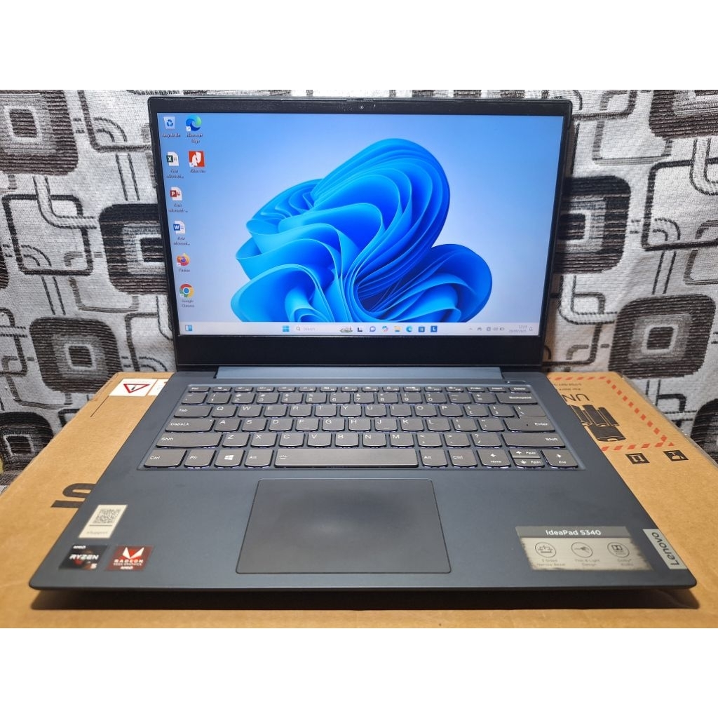 laptop lenovo S340 Ryzen 5 ram 8gb ssd 512gb FHD Backlit VGA Game Grafis cocok