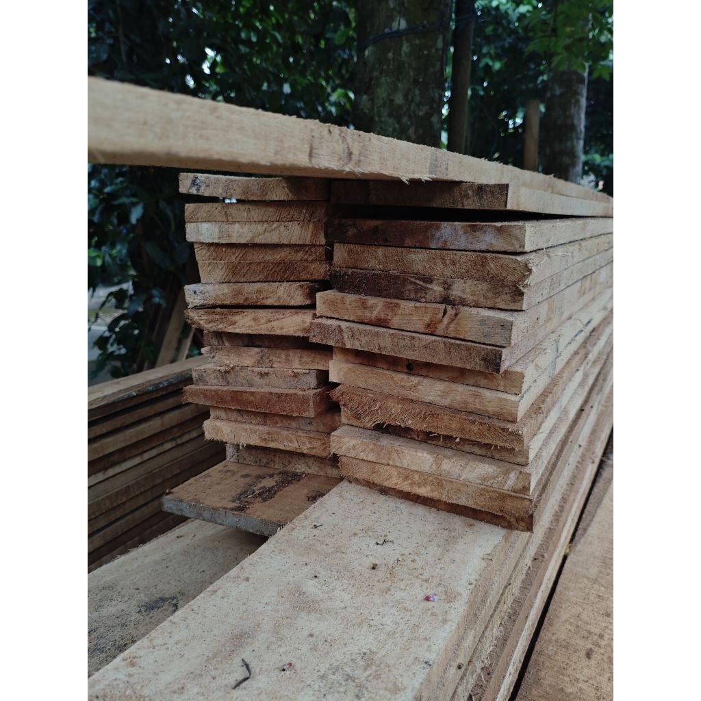 papan kayu randu papan cor 2x18x200 cm