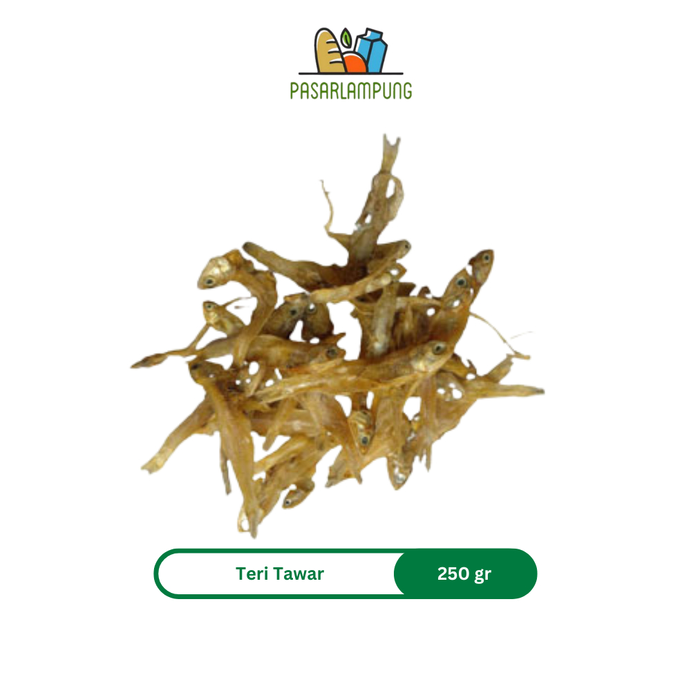 Ikan Teri Tawar 250 Gr Pasar Lampung