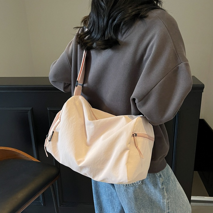 HOT DEALS GUVDIV Tas Selempang Wanita Pria Tas Gym Yoga Unisex Korea Tas Selempang Wanita Kapasitas
