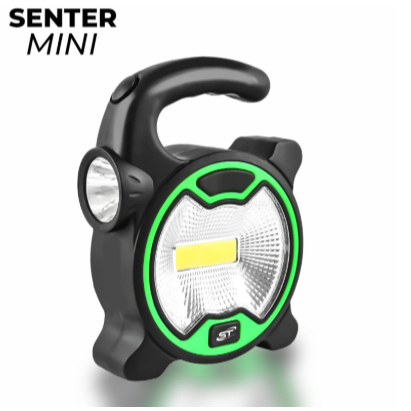 Senter Mini LED COB Portable Lampu Kerja Mini Baterai -Senter
