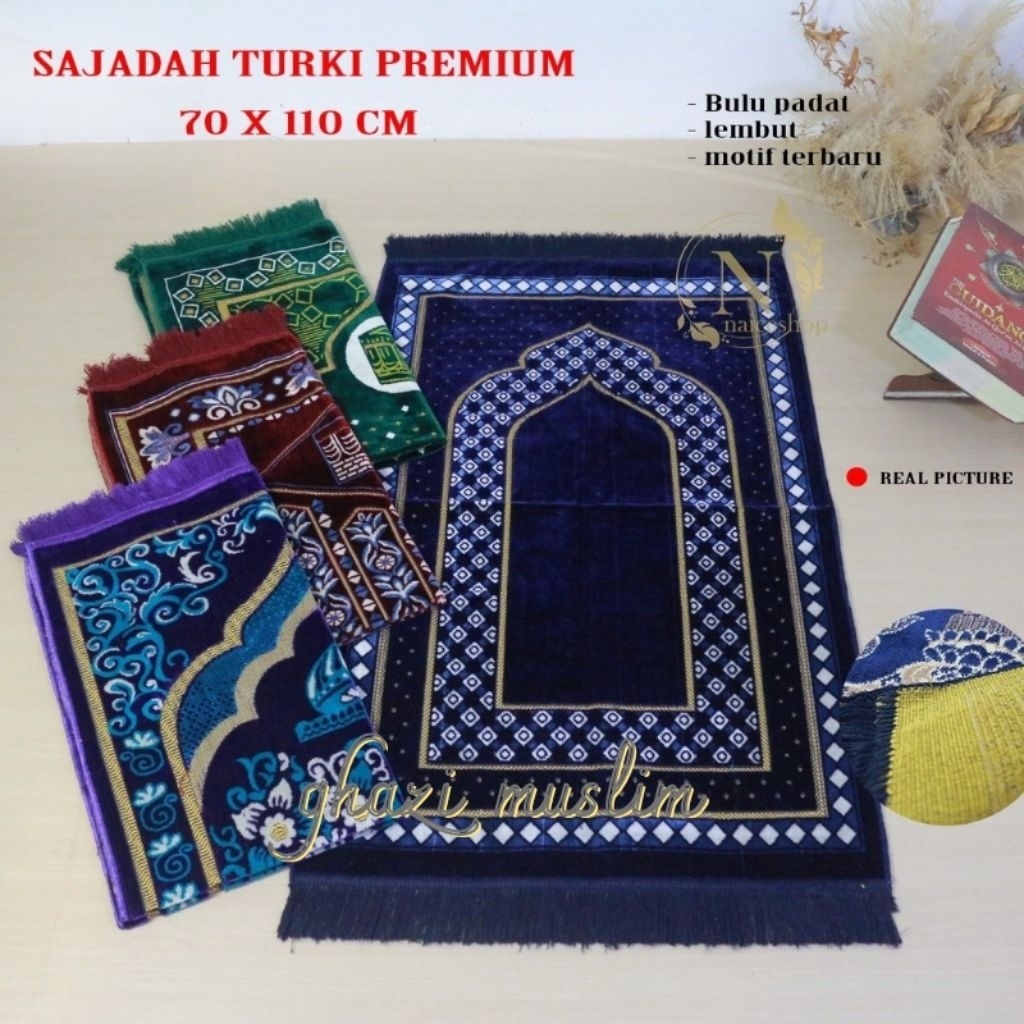 Sajadah Tebal Turki Bulu Premium Dijamin Halus
