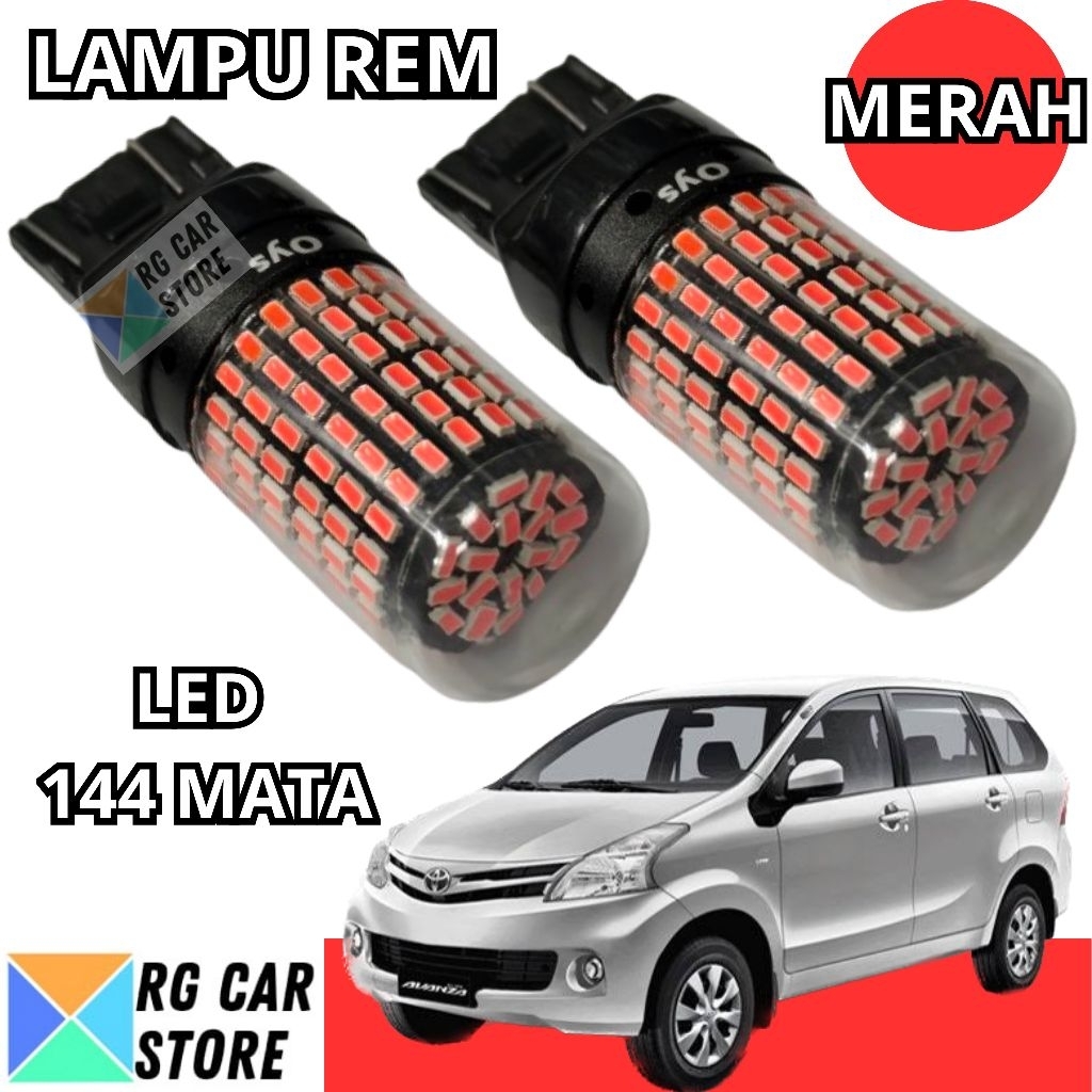 Lampu LED Rem Avanza 2012-2014 144 Titik Merah Autolume Original PnP Toyota Avanza