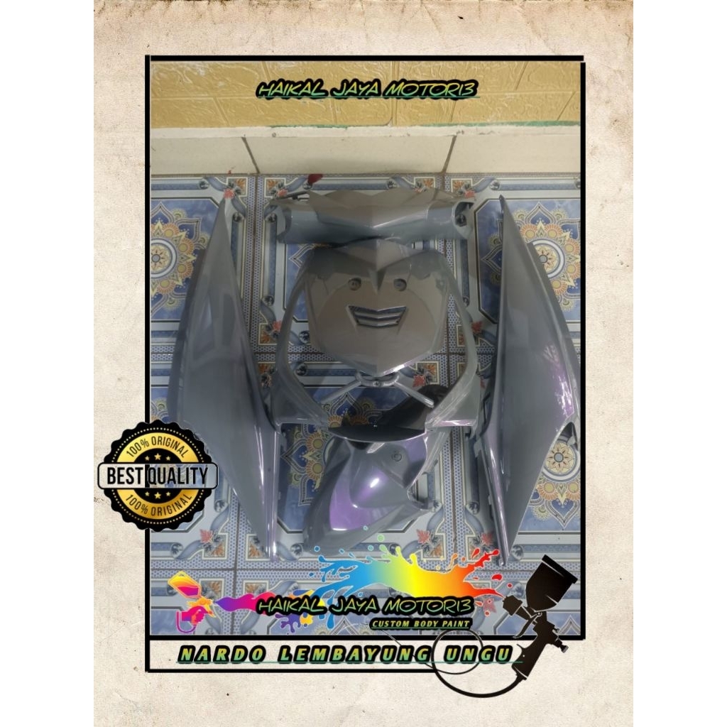 BODY HALUS MOTOR BEAT KARBU WARNA ( NARDO LEMBAYUNG UNGU )