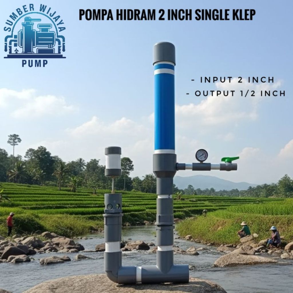 POMPA HIDRAM 2 INCH SINGLE KLEP