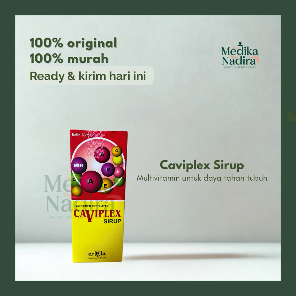 Caviplex Sirup Multivitamin untuk Anak dan Dewasa – Bantu Jaga Stamina & Daya Tahan Tubuh