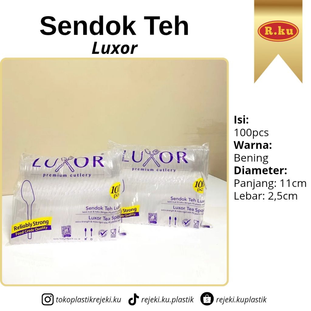 Sendok Plastik Teh Luxor