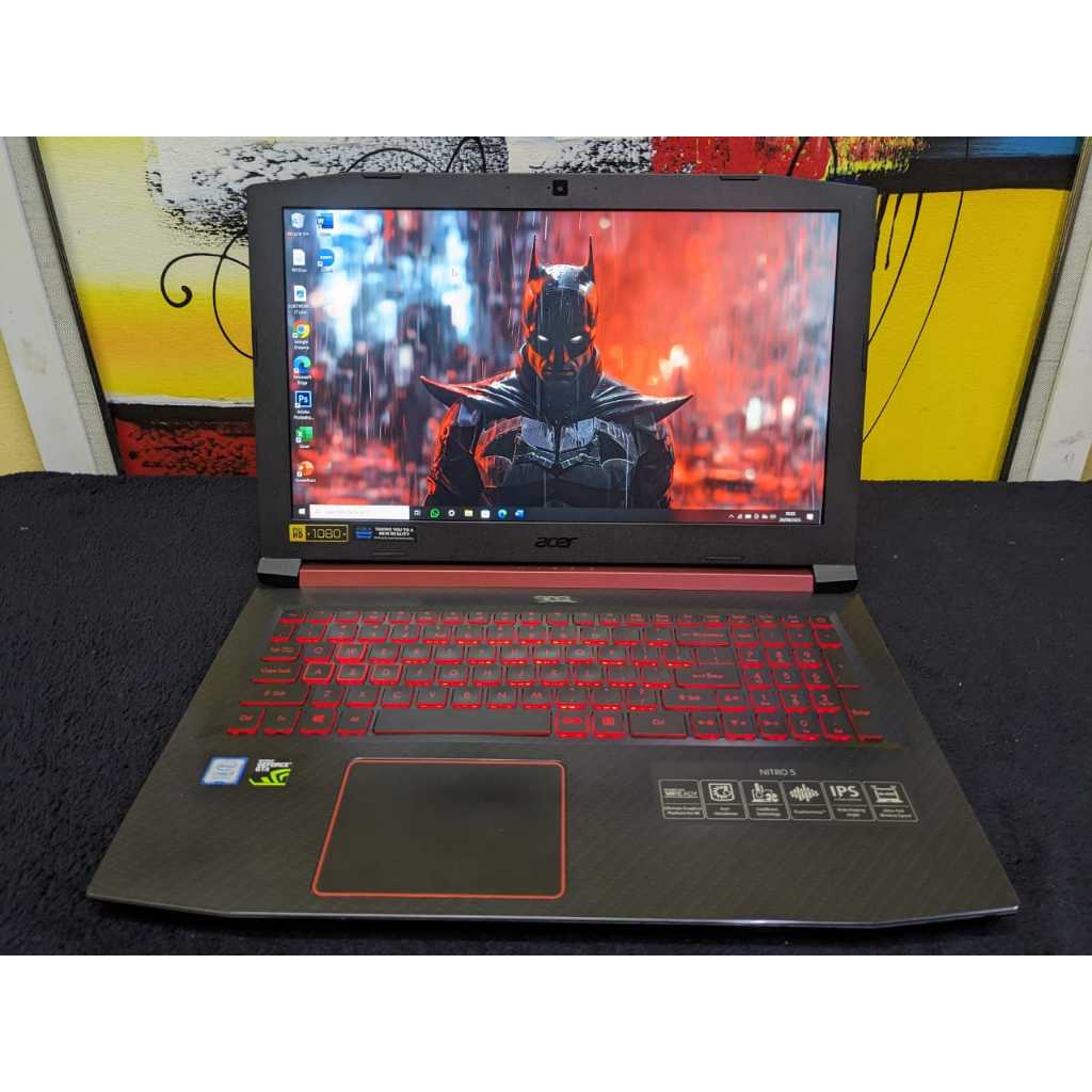 Laptop Acer Nitro AN515 Core i7 gen 8 16/128+ HDD 1TB GTX 1060 6GB murah