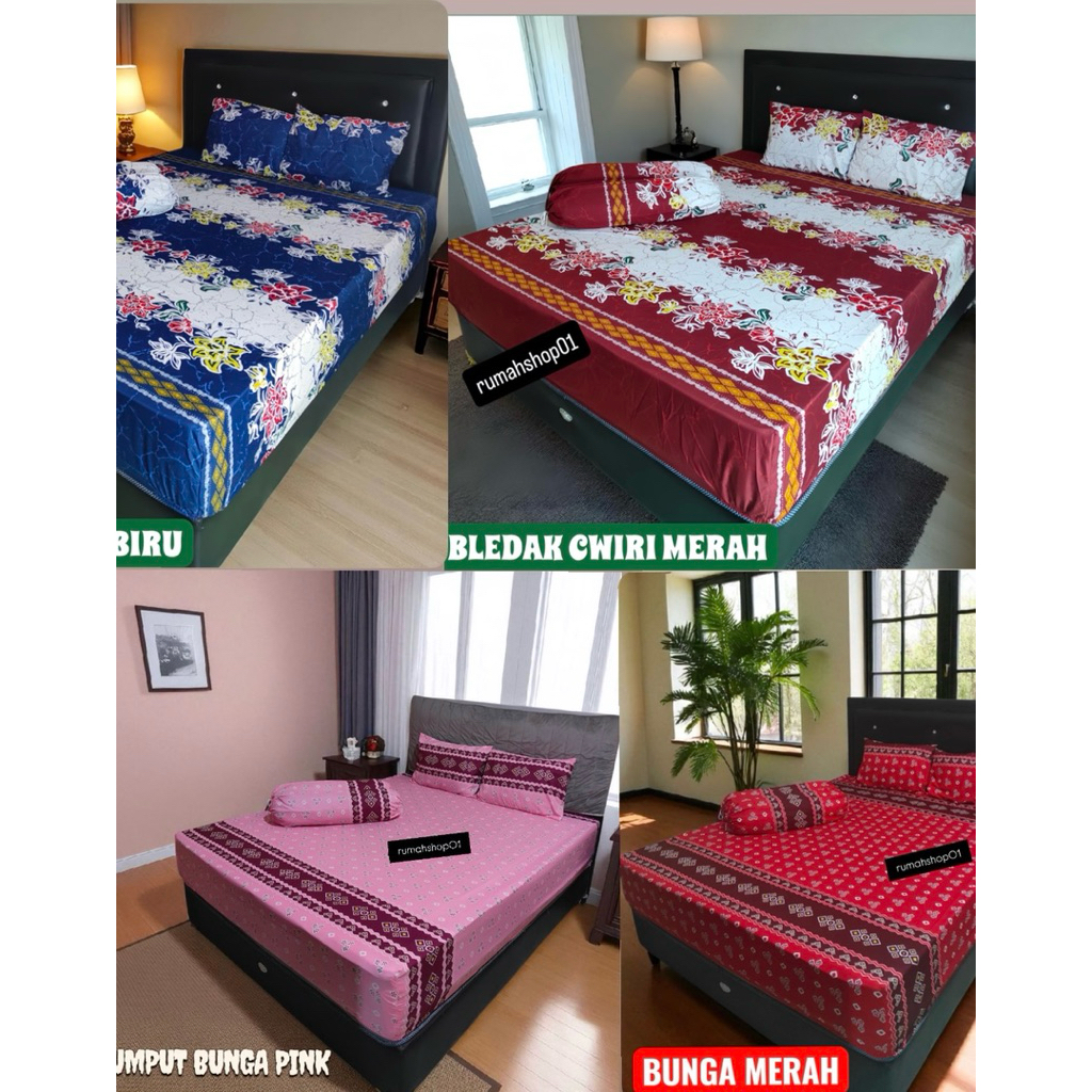 Sprei Batik Jadul Adem, Satu Set Sarban Dan Sargul