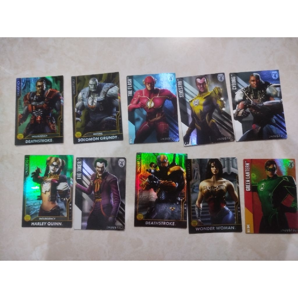 KARTU INJUSTICE LEAGUE FOIL B1 DAN B2