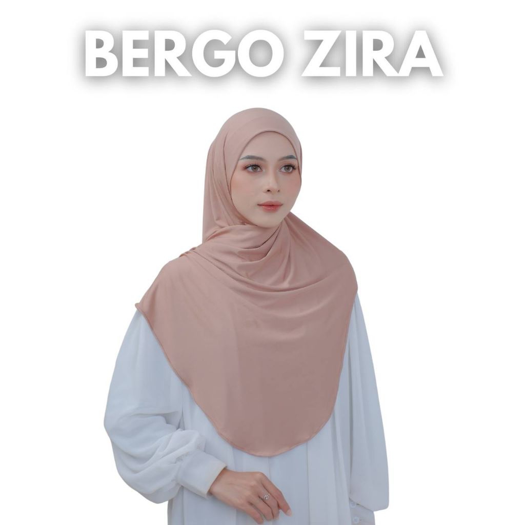 Bergo Zira - Hijab Instant Syar'i Spandex Lycra
