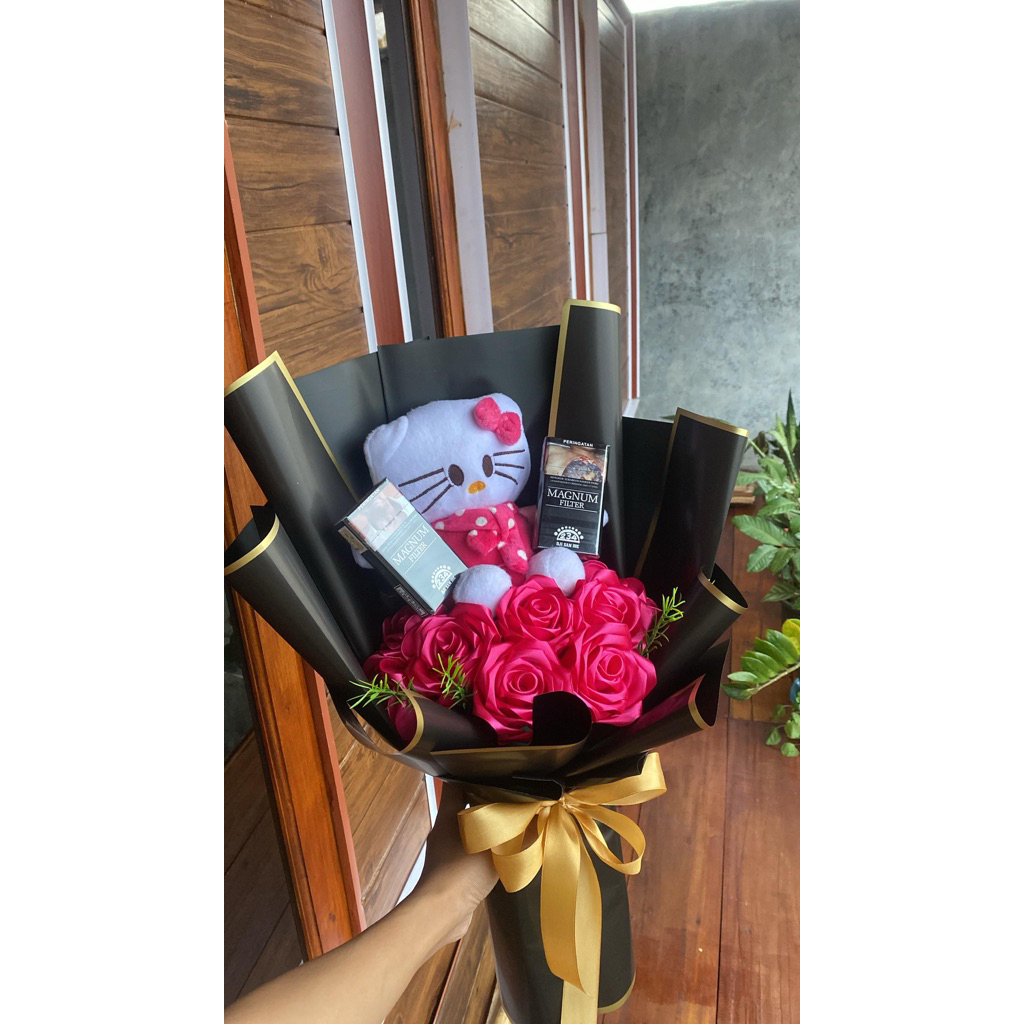 Buket Hadiah Ulang Tahun | Buket Boneka | Buket Makanan | Snack Bucket | Bouquet