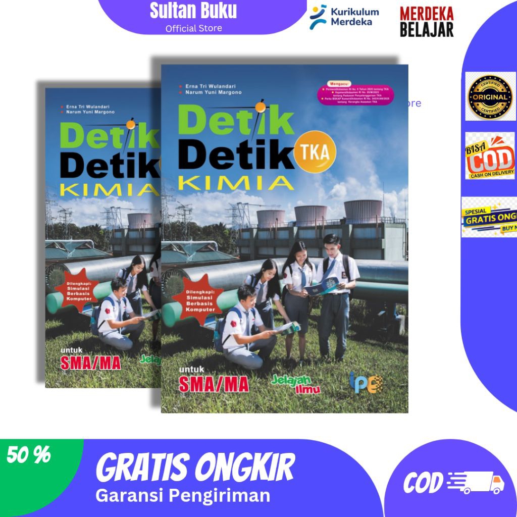 Buku Detik-Detik Tka Kimia  Sma - Detik Detik Mapel Kimia Untuk Sma/Smk/Ma