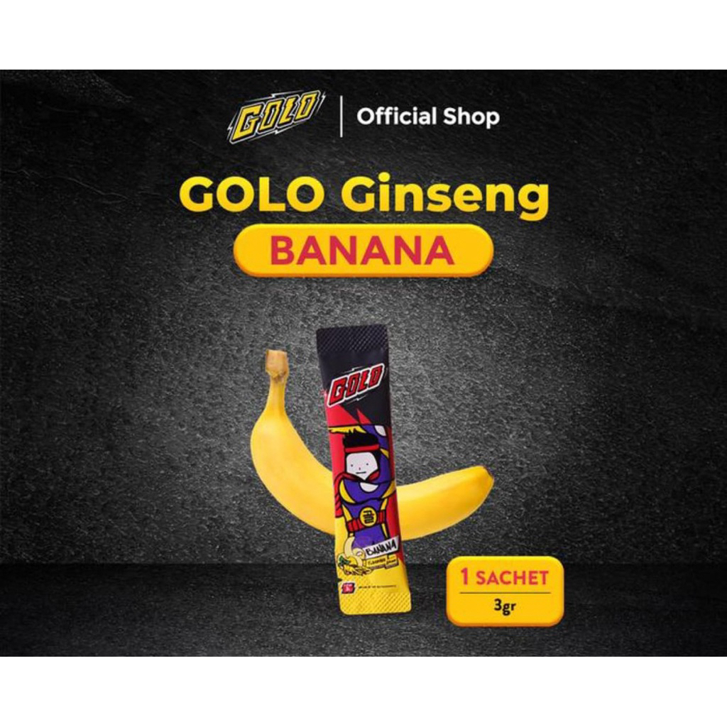 GOLO GINSENG BANANA ISI 1 SACHET