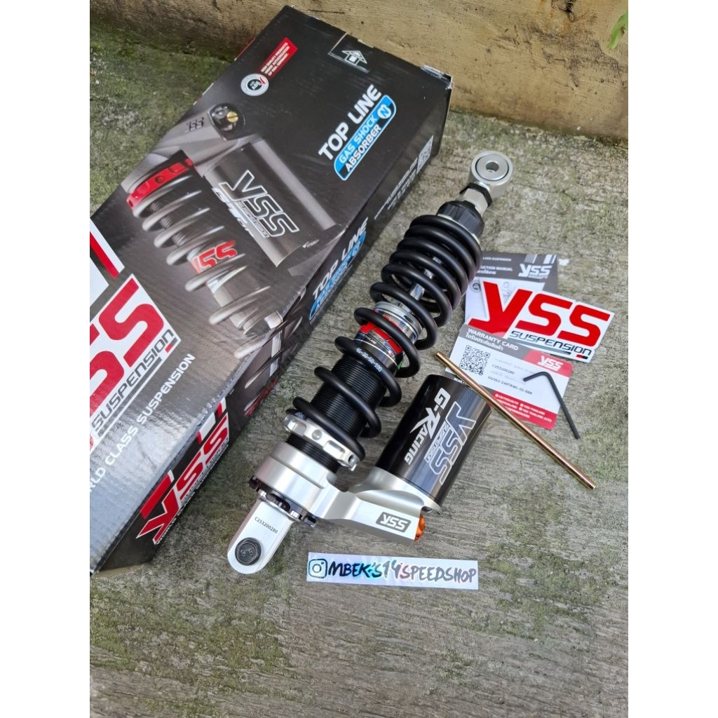 Shock Sok YSS G Racing Tabung Bawah 330mm Vario, Beat, Scoopy, Dll Black Series