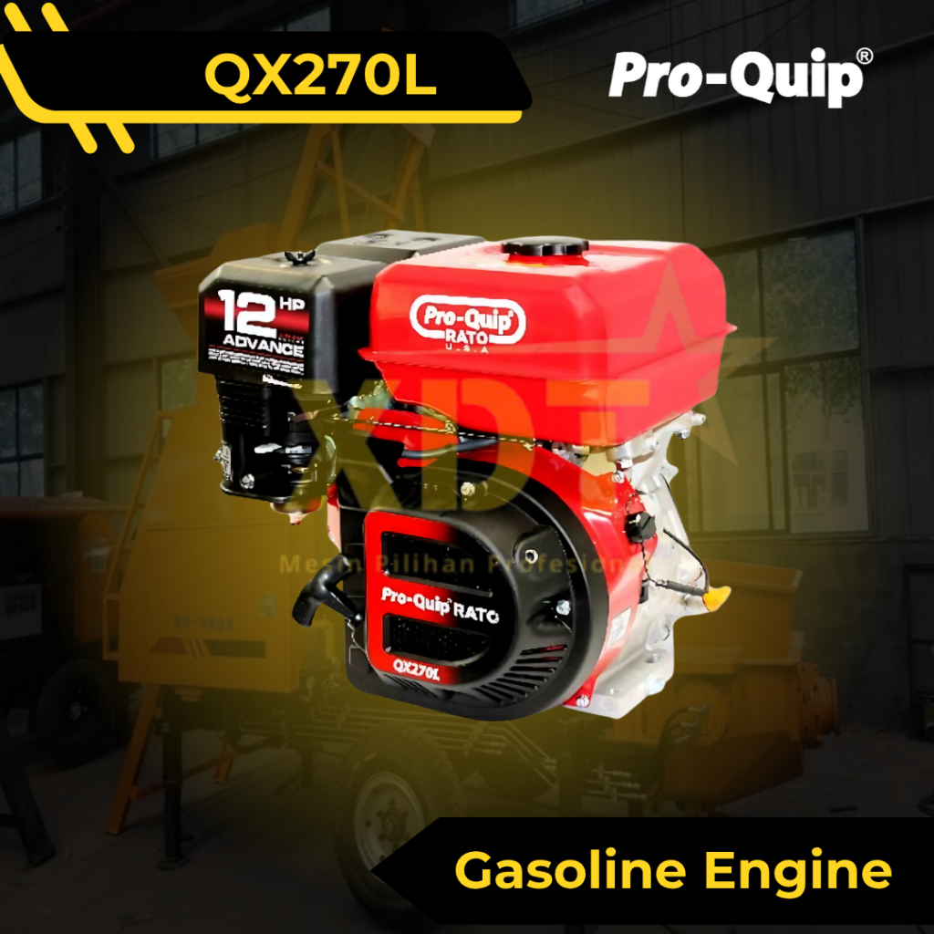 ProQuip QX270L Mesin Penggerak Gasoline Engine Putaran Lambat 12 HP PROQUIP QX 270 L