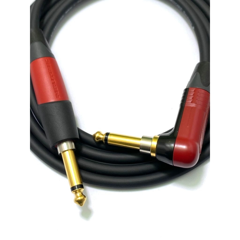 kabel gitar Mogami 3 meter & konektor silent plug gold Mogami 2524