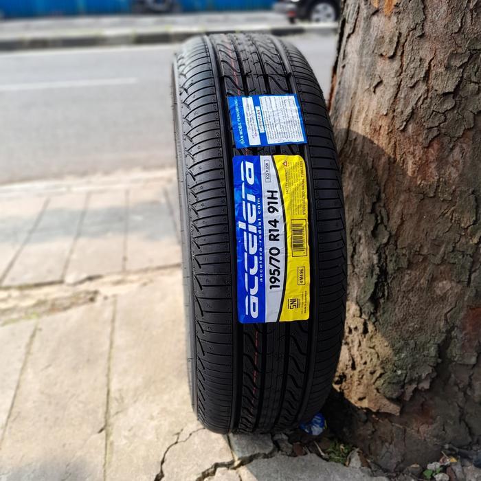ban mobil tubles 195 70 r14 murah merek accelera eco plush /ban mobil 195/70 r14 radial tubles