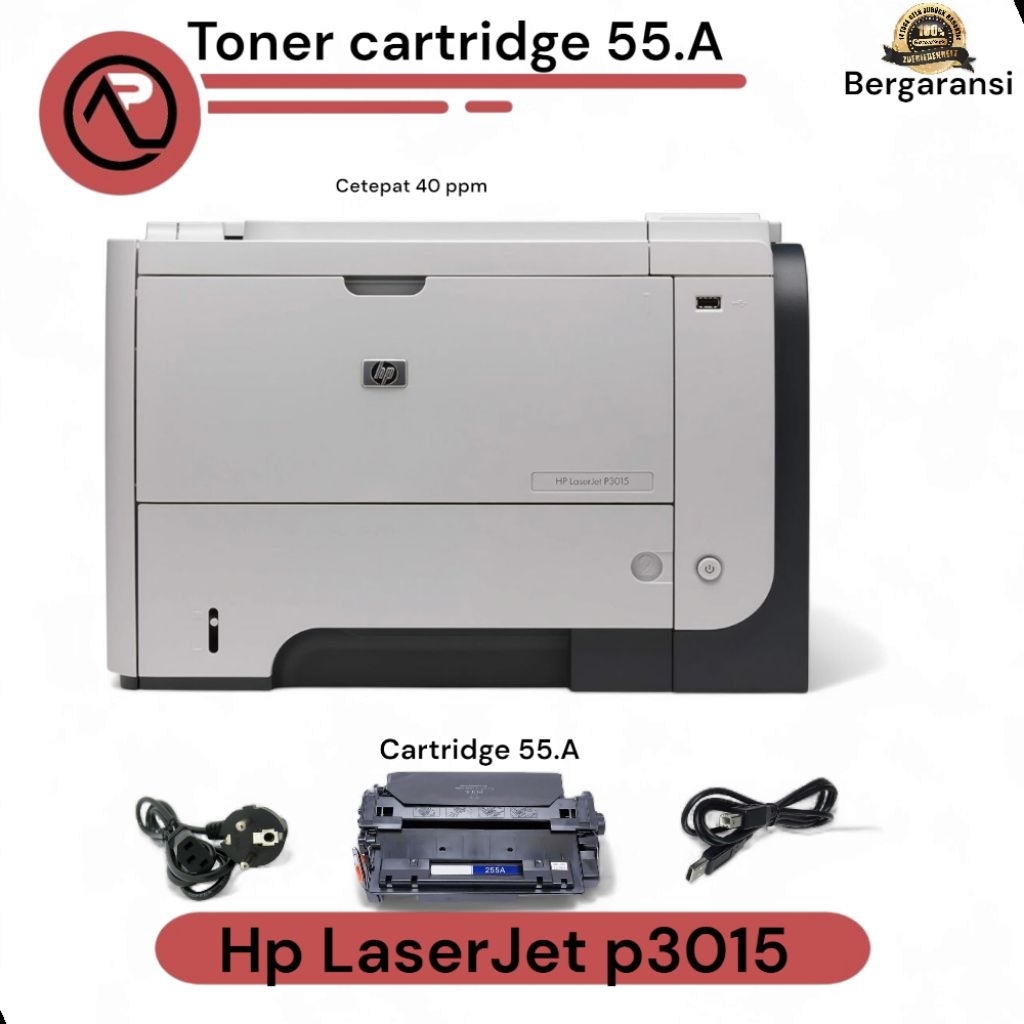 printer hp laserjet monochrome siapa pakai toner baru bergaransi