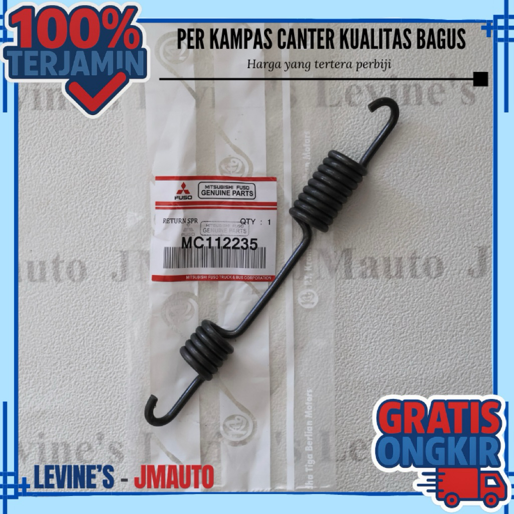 per kampas rem canter kualitas bagus (harga perbiji) / per kampas canter / per pirodo ps125 / spring