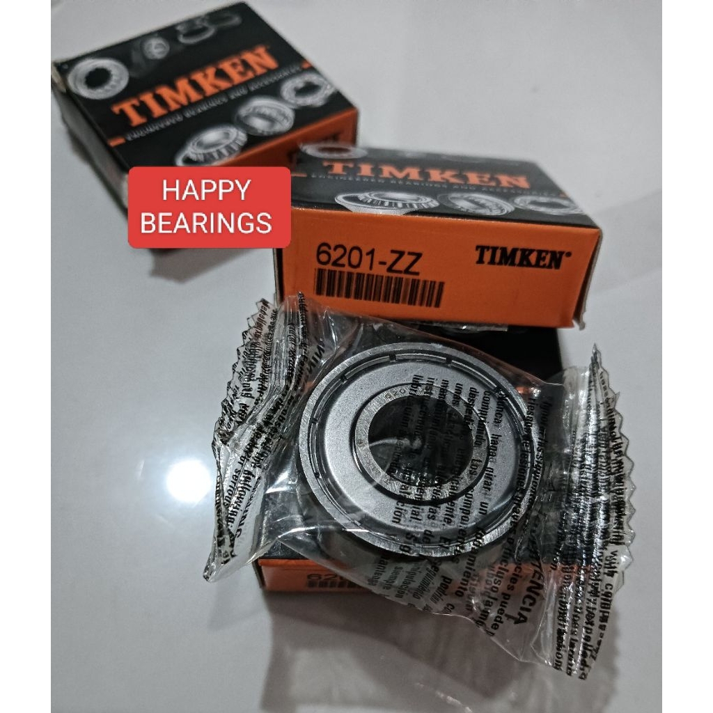 BEARING 6201 ZZ / 6201ZZ / 6201 2Z C3 (tutup besi)TIMKEN ORIGINAL