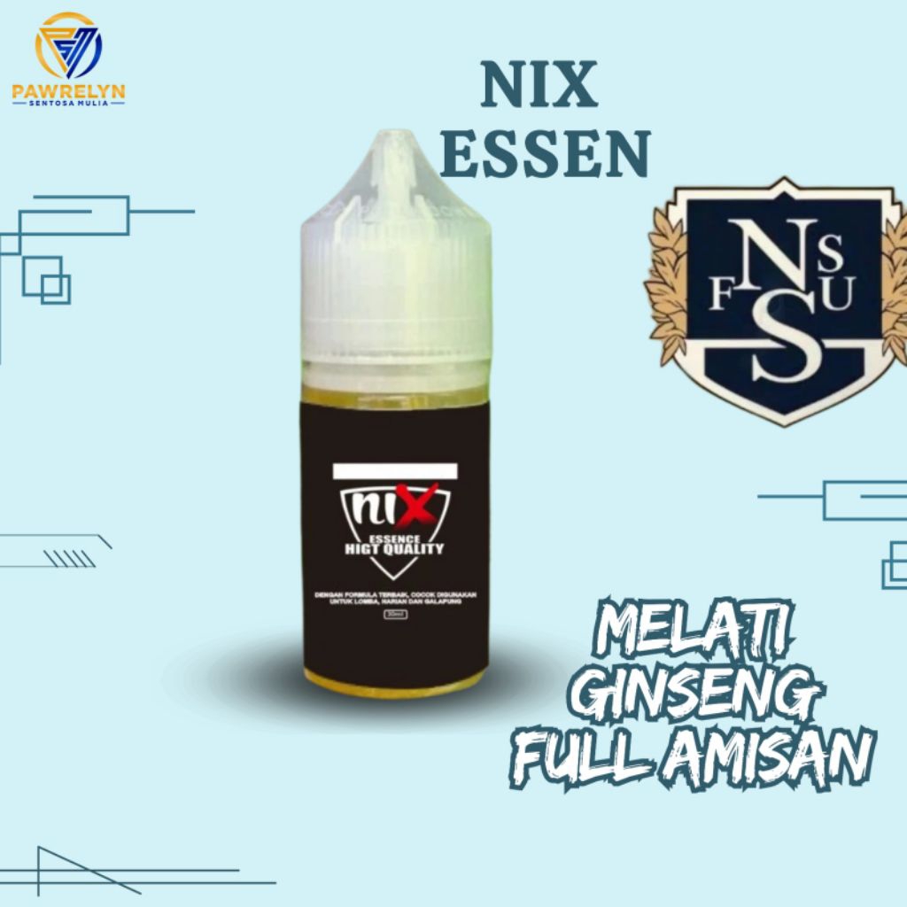 NFSU - Nix Essen Ikan Babon/Indukan/Essen Aroma Melati Ginseng/Essen Ikan Mas/Ikan Nila/Ikan Patin/I