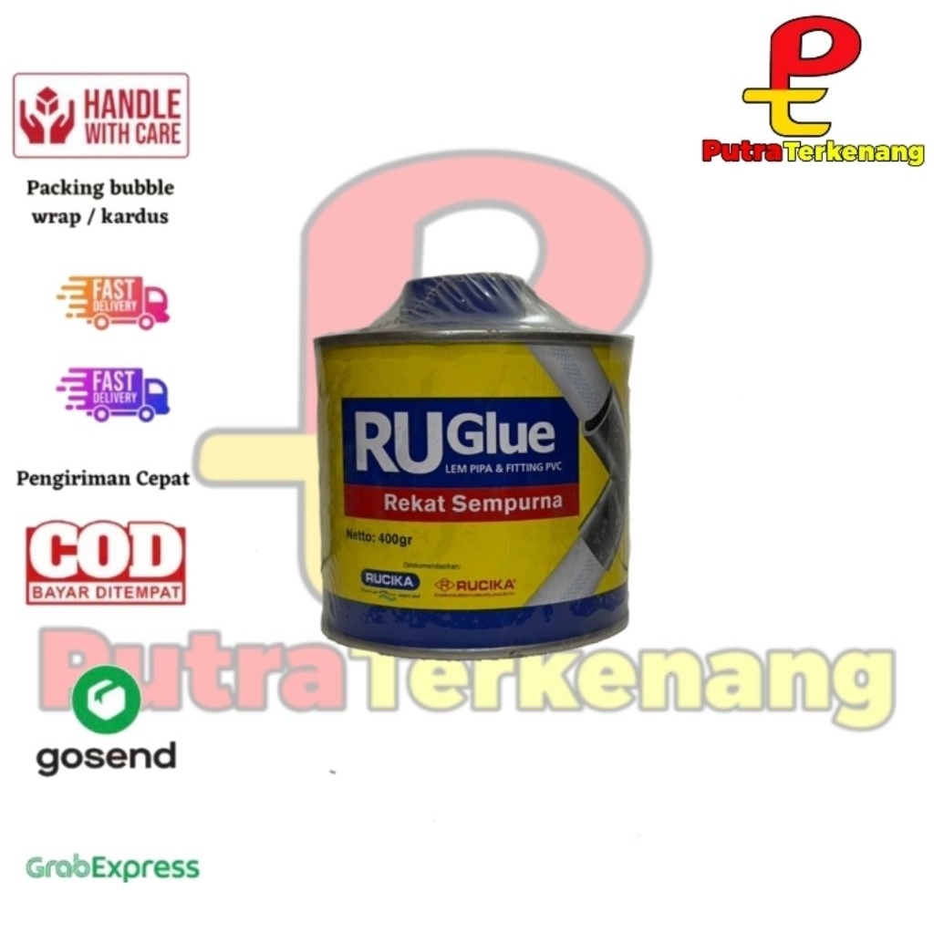 TRUGLUE – Lem Pipa PVC Super Kuat & Tahan Bocor ukuran 400g