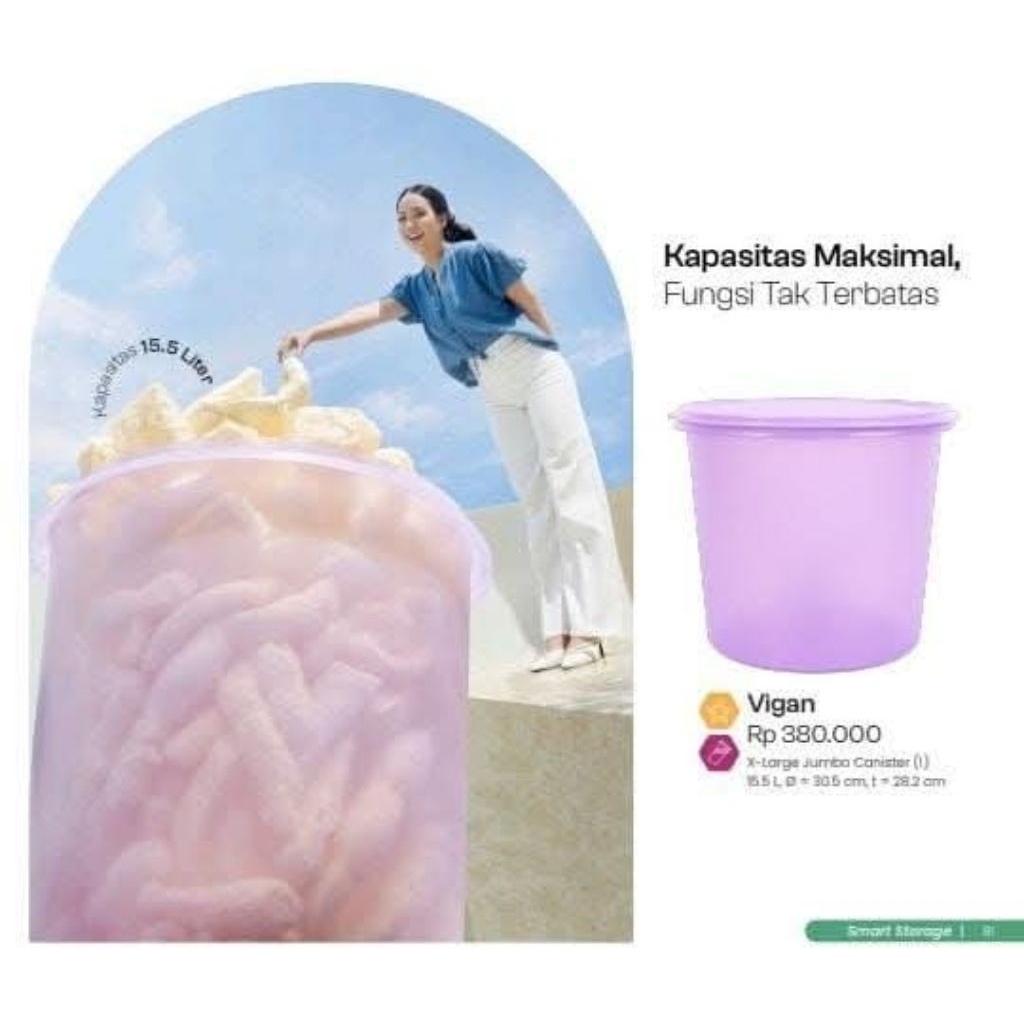 RPM toples VIgan 15.5 liter, toples kerupuk Jumbo by moorlife