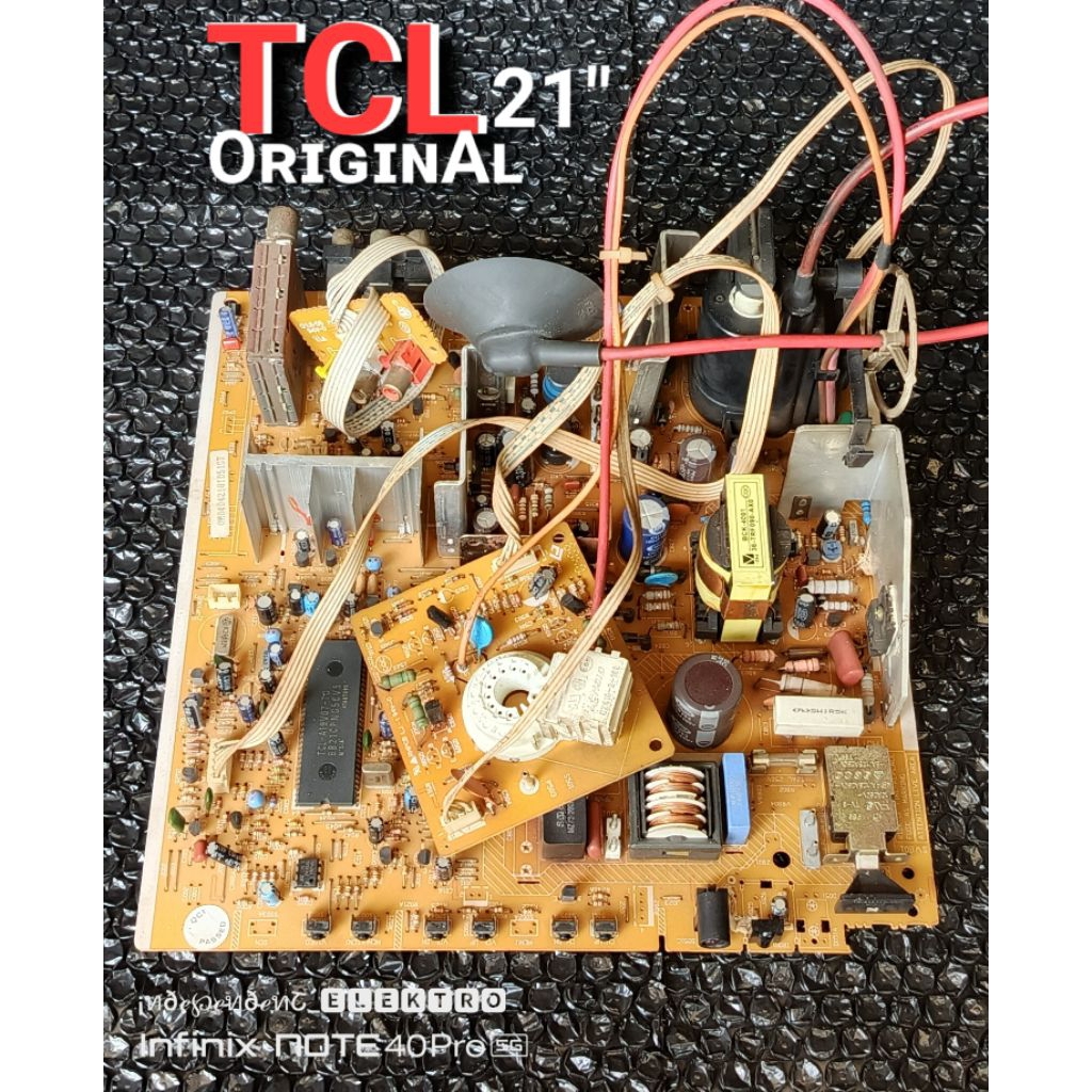 Mesin tv tcl   MesinTv tcl 21 inchi    Mesin Tv bekas normal