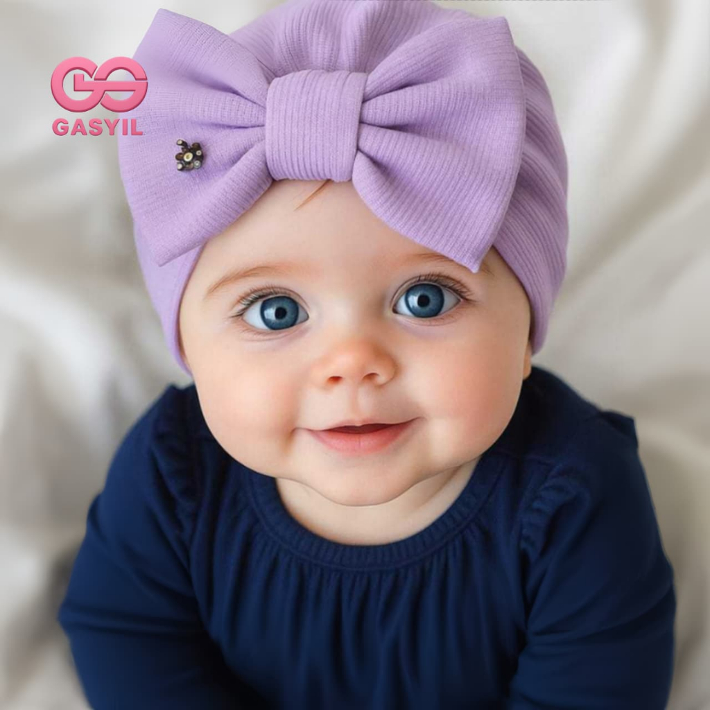 GASYIL Turban Chery bayi newborn / Turban Bayi Perempuan Chery / Ciput anak perempuan