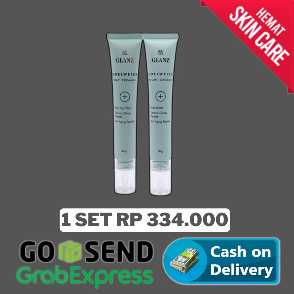 Glanz Edelweiss Night Cream KK Indonesia Regenerasi Sel Kulit Kelembaban Kulit
