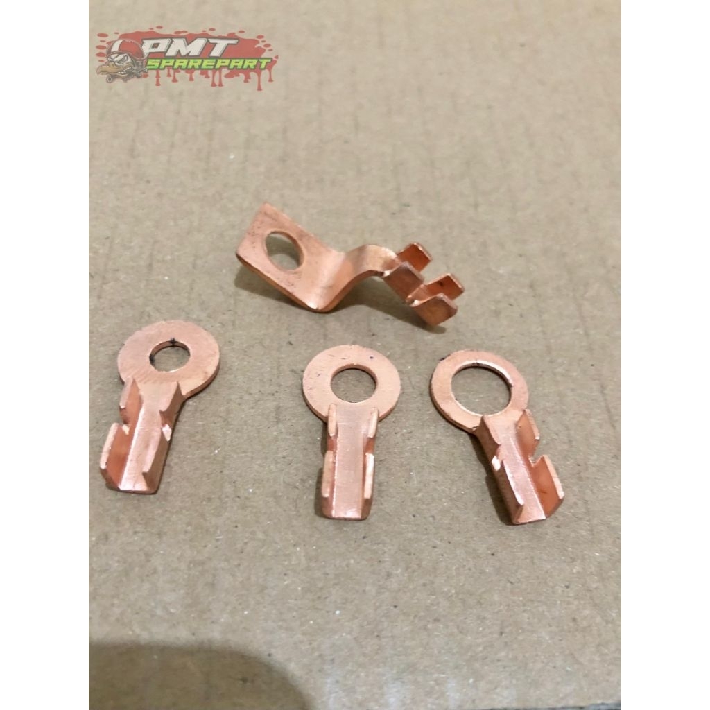 Skun Kabel Aki Sepeda Motor - Skun Aki Sepeda Motor Kotak Bulat - Skun Mata Ayam Aki Sepeda Motor