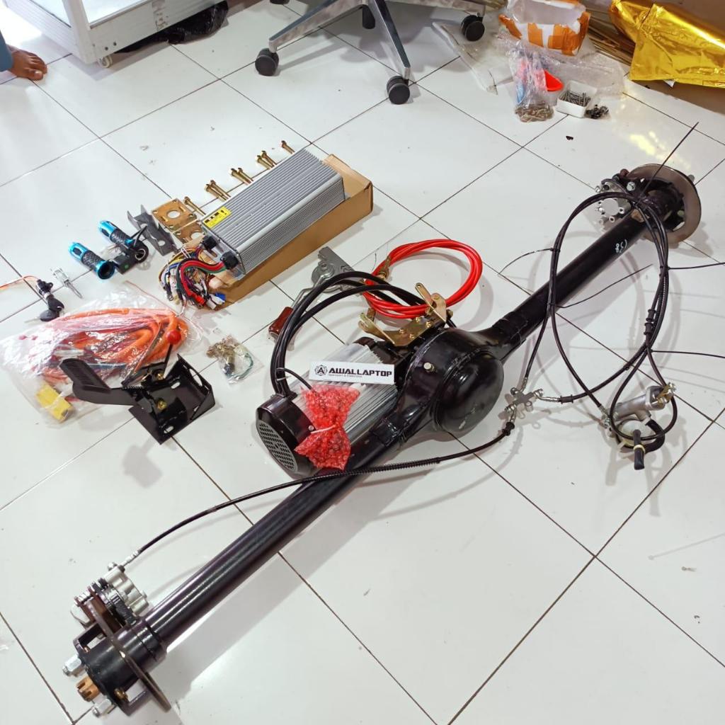 kit bldc gardan 60v 72v 5000w 138cm kit mobil listrik bldc controller