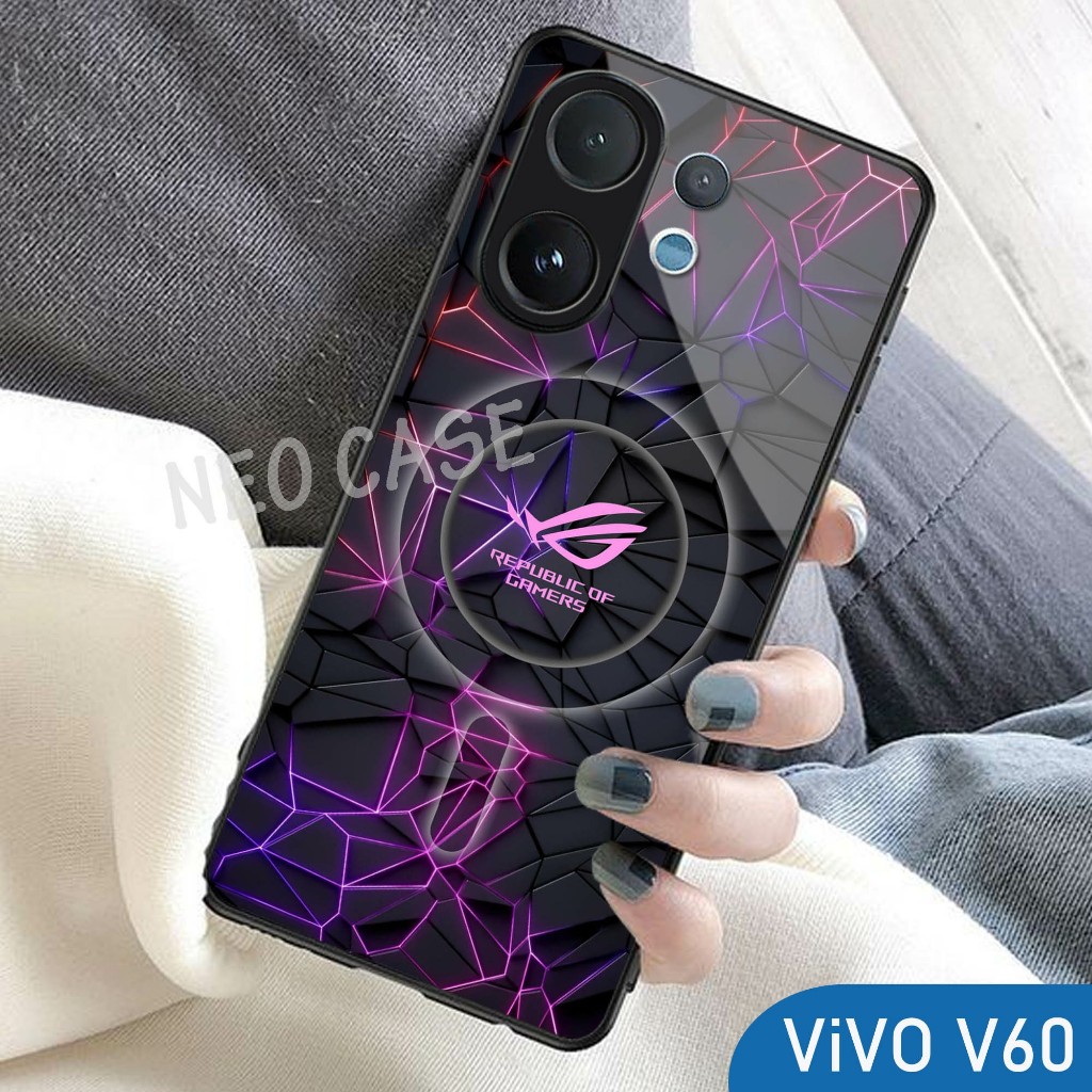 SoftCase Glass Glossy VIVO V60 Casing Hp VIVO V60 - N123