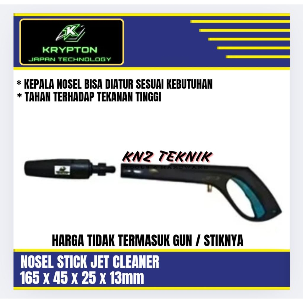 Kepala Nosel Stik Jet Cleaner Nozzle Gun Jet Cleaner Krypton