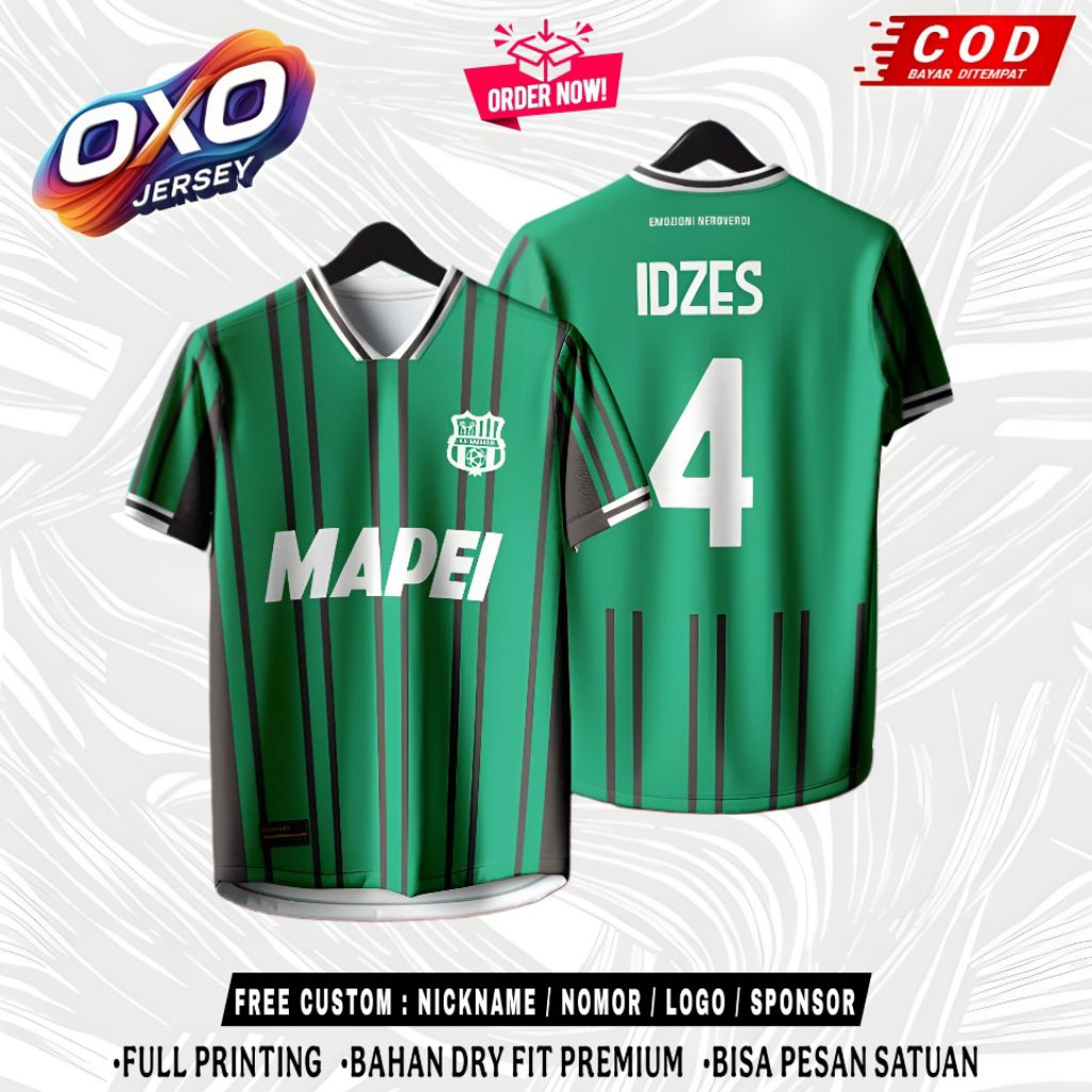 JERSEY SASSUOLO 2025/2026 FREE NAMA & NOMOR