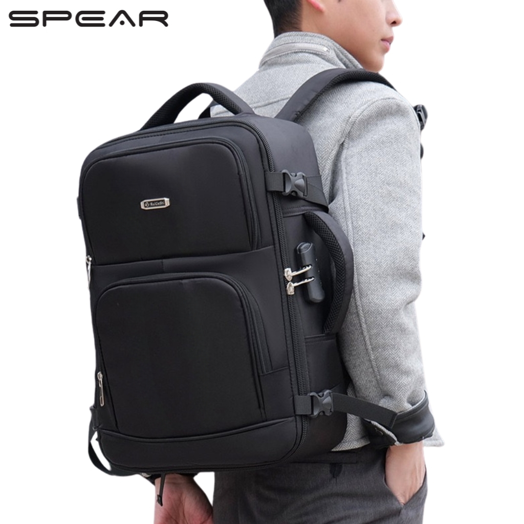 SPEAR Backpack travel tas ransel kerja Travelling Laptop waterproof Premium Edition BP-0058-1