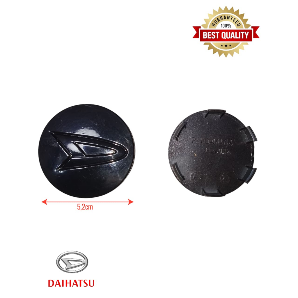Dop Velg Tutup As Roda Ayla Sigra Original Diameter 5.2cm Tutup Tengah Velg OEM