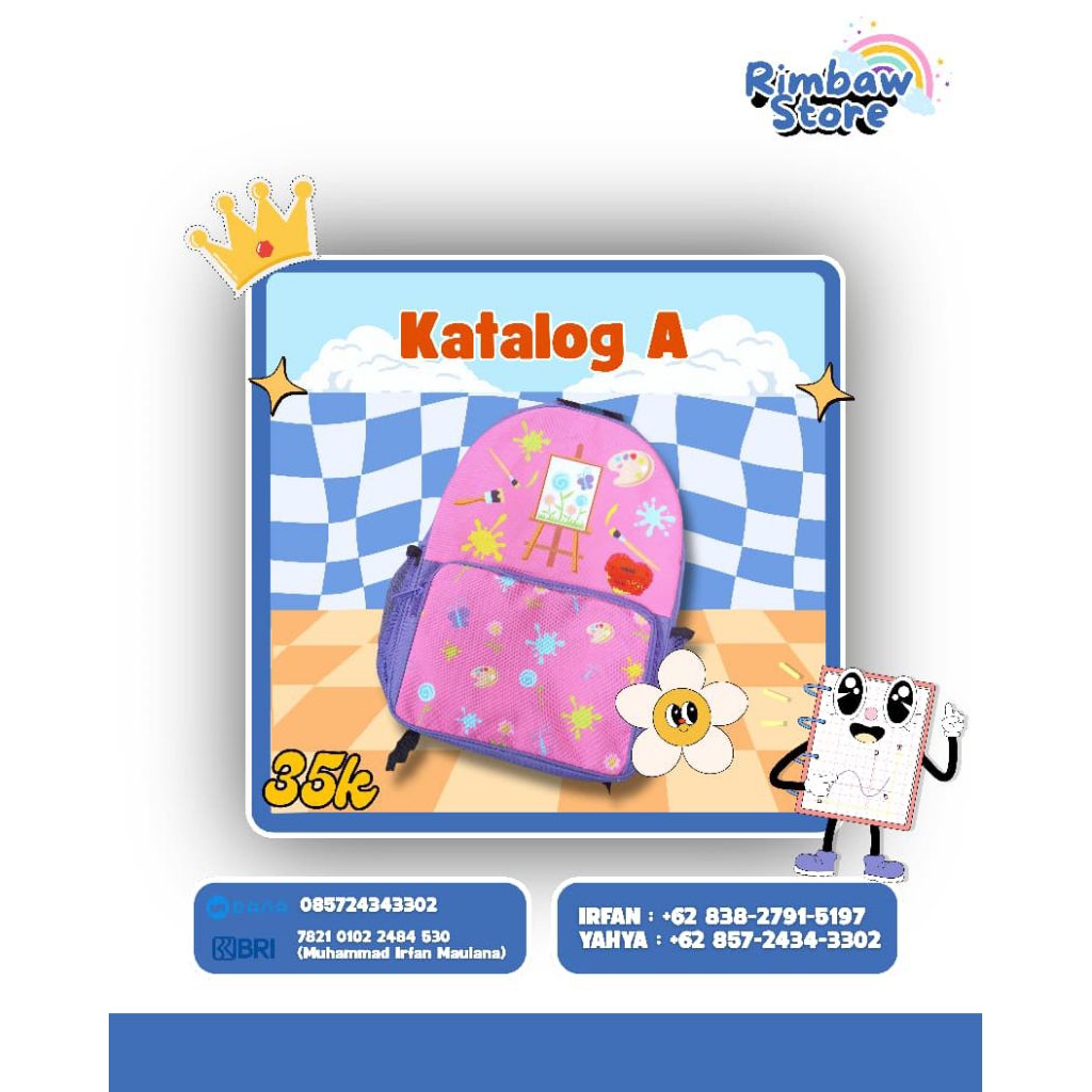 Ransel Ceria (Katalog A - Alat lukis)