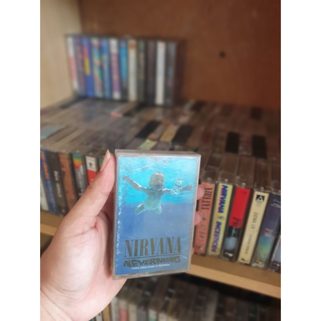 Kaset Pita Nirvana Album Nevermind | Rarity Kaset Pita Jadul Nirvana